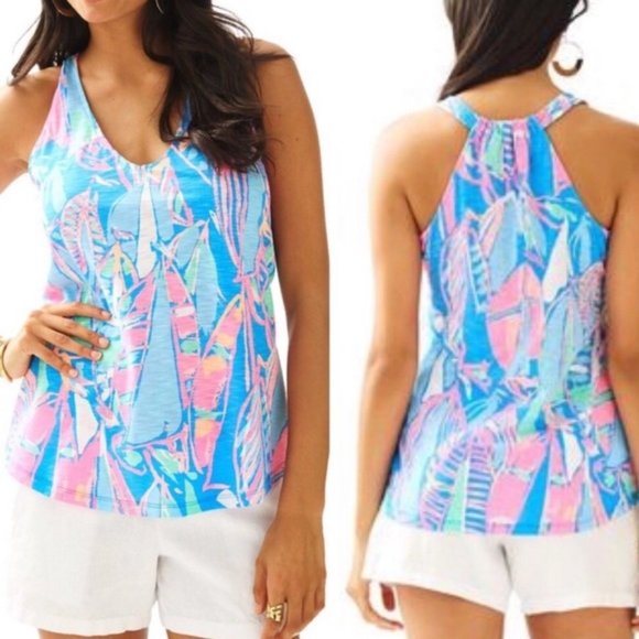 Lilly Pulitzer Tops - Lilly Pulitzer Out to Sea Minka Top Size XSmall EUC